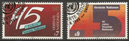 UNO Wien 1990 MiNr.104 - 105 O Gestempelt 45 Jahre UNO ( 2721) - Used Stamps