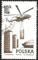 POLOGNE  1976   -   PA 56  -  Hélicoptère - Oblitéré - Used Stamps