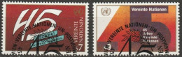 UNO Wien 1990 MiNr.104 - 105 O Gestempelt 45 Jahre UNO ( 2746) - Usados