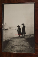 Photo 1912 Ouchy Lac Léman France Suisse Bateau Navire Tirage Print Vintage Montagne - Orte