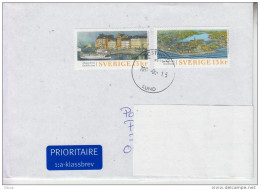 SWEDEN : POSTNORD 2016 - 2 Stamps On Cover Circulated To ROMANIA #386056230 - Registered Shipping! - Oblitérés