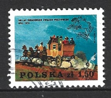 POLOGNE. N°2148 Oblitéré De 1974. Diligence Postale. - Postkoetsen