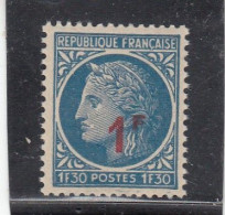 France - Année 1947 - Neuf** - N°YT 791** - Type Cérès De Mazelin 1945-47 Surchargé - Neufs