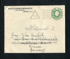 "GROSSBRITANIEN" 1902, Ganzsachenumschlag Nach Deutschland, Stempel ! (0225) - Andere & Zonder Classificatie