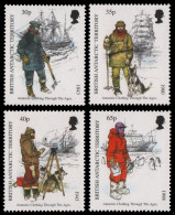 BAT / Brit. Antarktis 1998 - Mi-Nr. 272-275 ** - MNH - Antarktisbekleidung - Neufs