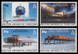 BAT / Brit. Antarktis 2005 - Mi-Nr. 404-407 ** - MNH - Station Halley VI - Unused Stamps