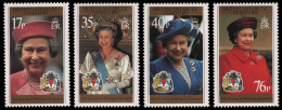 BAT / Brit. Antarktis 1996 - Mi-Nr. 255-258 ** - MNH - 70. Geburtstag Der Queen - Unused Stamps