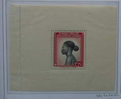 Belgian Congo Belge - 1944  : Bloc 9 * Amincis  - Cote: 70,00€     Bloc Message - Blocs