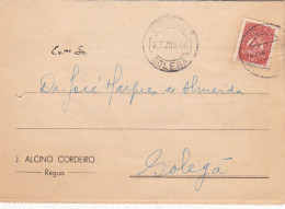 Portugal - Régua  1946   - J. Alcino Cordeiro  (carta) - Vila Real