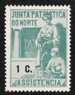 Vignette/ Vinheta, Portugal - Junta Patriótica Do Norte. Assistência -|- MNG, Sans Gomme - Emissioni Locali