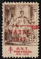 Vignette/ Vinheta, Portugal - ANT Assistência Nacional Tuberculosos, 1945-1946 Natal 1947 -|- "ERROR" MNG, Sans Gomme - Ortsausgaben