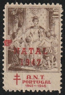 Vignette/ Vinheta, Portugal - ANT Assistência Nacional Tuberculosos, 1945-1946 Natal 1947 -|- "ERROR" MNG, Sans Gomme - Ortsausgaben