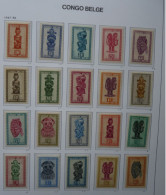 Belgian Congo Belge - 1947  : N° 277 à 295  **/*/0 - Cote: 111,00€ - Unused Stamps