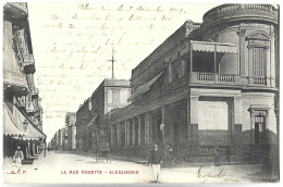 EGYPTE - ALEXANDRIE - La Rue Rosette - Alexandrie