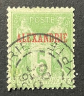 ALEXANDRIE 1899 - 5 C Belle Oblitération - Usados