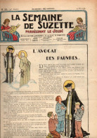 La Semaine De Suzette N°25 L'avocat Des Pauvres - Comment Fleurissent Les Jardins De France ... 1938 - La Semaine De Suzette