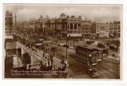 DUBLIN - O'Connell Bridge.  Showing O'Connell Street.  The O'Connell Monument And Nelson Pillar. - Dublin