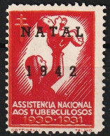 Vignette/ Vinheta, Portugal - ANT Assistência Nacional Tuberculosos, 1930-1931 Natal 1942 -|- MNH - Avec Gomme - Emisiones Locales