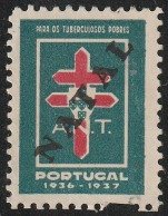 Vignette/ Vinheta, Portugal - ANT Assistência Nacional Tuberculosos, 1936-1937 Natal -|- MNG Sans Gomme - Emissioni Locali