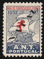 Vignette/ Vinheta, Portugal - ANT Assistência Nacional Tuberculosos, 1932 Natal -|- MNG - Sans Gomme - Emissioni Locali