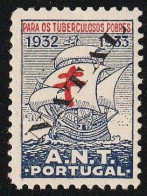 Vignette/ Vinheta, Portugal - ANT Assistência Nacional Tuberculosos, 1932 Natal -|- MNG - Sans Gomme - Local Post Stamps