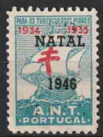 Vignette/ Vinheta, Portugal - ANT Assistência Nacional Tuberculosos, 1934-1935 Natal 1946 -|- MNG Sans Gomme - Emisiones Locales