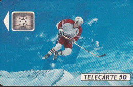 F193  10/1991 HOCKEY SUR GLACE 50 SC4 (diamètre Puce ø6) - 1991