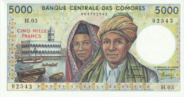 Comoros 5000 Francs 1984 P-12 UNC - Kameroen