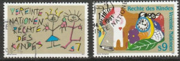 UNO Wien 1991 MiNr.117 - 118  O  Gestempelt Konvention Der UNO über Die Rechte Des Kindes( 2749 ) - Used Stamps