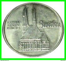 ( GERMANY DDR ) REPUBLICA DEMOCRATICA DE ALEMANIA MONEDA DE 5-DM AÑO 1989 - KM-129 SIN CIRCULAR ( KATHARINKIRCHE ZWITKAU - 5 Mark