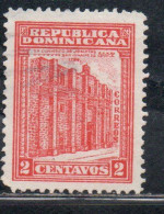 DOMINICAN DOMINACAINE DOMINICANA REPUBLIC 1930 CONVENT OF SAN IGNACIO DE LOYOLA 2c MH - Dominicaine (République)