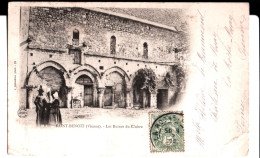 Saint Benoit. Les Ruines Du Cloître. De Hélène De Beaumont à La Roche Posay à Mme Lambert Station De Lalamine, Belgique. - Saint Benoit