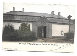 CPA Abbaye D'Aywières - Entrée Du Château (fold Right Above) - Lasne