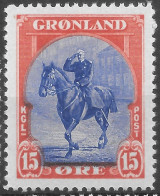 AFA#12   Greenland 1945    American Issue,    MNH**, Beautifully Centered. - Ongebruikt