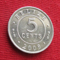 Belize 5 Cents 2009 KM# 34a Lt 512 *VT Beliz Belice - Belize