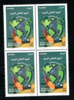 2022 - Algeria- Algérie- World Post Day - Journée Mondiale De La Poste-  UPU- Block Of 4- Complete Set 1v MNH** - Protection De L'environnement & Climat