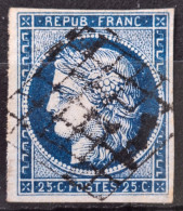 France 1850 N°4a Ob Grille TB  Cote 75€ - 1849-1850 Ceres