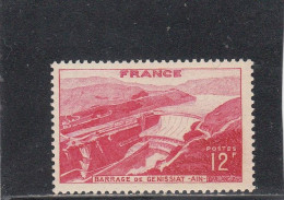 France - Année 1948 - Neuf** - N°YT 817** - Barrage De Génissiat - Ungebraucht