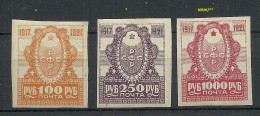 RUSSLAND RUSSIA 1921 Michel 162 - 164 MNH/MH - Neufs