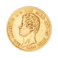 Royaume De Sardaigne-20 Lires Charles Albert 1834 Gênes - Piémont-Sardaigne-Savoie Italienne