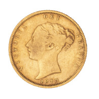 Royaume-Uni-Victoria-Demi Souverain 1873 Londres - 1/2 Sovereign