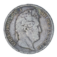 Louis-Philippe-5 Francs 1831 Lyon Tranche En Creux - 5 Francs