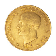 Premier-Empire-Napoléon Ier 40 Lires 1808 Milan - Napoleónicas
