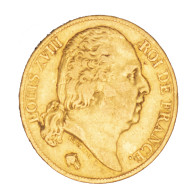 Louis XVIII-20 Francs 1820 Paris - 20 Francs (gold)