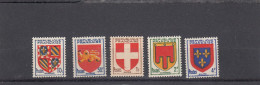 France - Année 1949  - Neuf** - N°YT 834/38** - Armoiries De Provinces - Unused Stamps