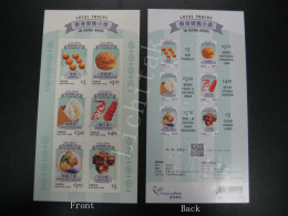 HONG KONG  2021 Local Snacks In Hong Kong Stamps Collector Card (Containing A Set Of 6 Self-adhesive Stamps) - Sonstige & Ohne Zuordnung