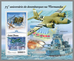 GUINEA BISSAU 2019 MNH Normandy Landing Landung In Normandy Debarquement En Normandie S/S - OFFICIAL ISSUE - DH1934 - Guerre Mondiale (Seconde)