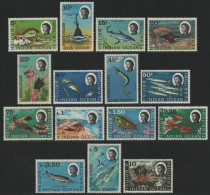 BIOT 1968 - Mi-Nr. 16-30 ** - MNH - Meeresleben / Marine Life (I) - Territoire Britannique De L'Océan Indien