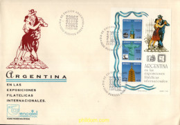 714950 MNH ARGENTINA 1993 ARGENTINA EN LAS EXPOSICIONES FILATELICAS DE 1993 - Ungebraucht