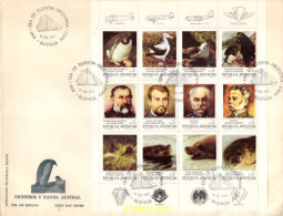 714953 MNH ARGENTINA 1983 PIONEROS Y FAUNA DE LA ANTARTICA ARGENTINA - Ungebraucht